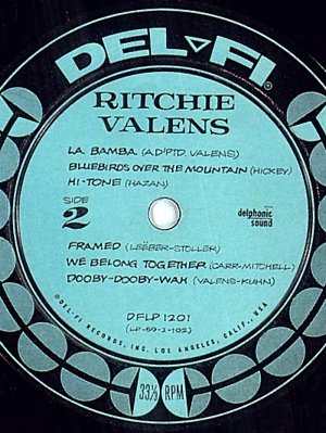 Valens' Record Label with Hi-Tone